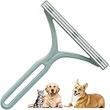 Usblom 抜け毛取り 毛玉取り ホコリ取り 猫 犬用クリーナー ペット毛 掃除ブラシ 布団 カーペット 衣類 寝具 シート ソファー用 ほこり取り お手入れ用品 洋服ブラシ 木材 (グリーン)