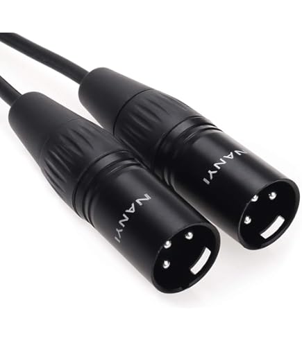 Amazon.co.jp: Yinker XLRケーブルオス-オス、3ピンオス-オスマイク