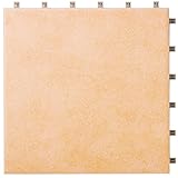 LIXIL(リクシル) INAX バルコニー用ユニットタイル セライージー 300角樹脂マット張り 10枚セット ピンクベージュ TFU-300M/NT-4