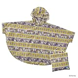 【Disney】【kukka hippo】キッズ・ベビー　キャラクター　レインポンチョ　90cm (チップ＆デール/ノルディック)