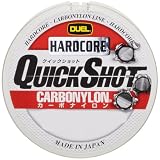 デュエル(DUEL) ライン(カーボナイロン): HARDCORE QUICK SHOT CN 150m 16Lbs. : チタンゴールド