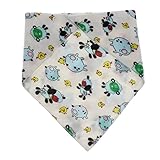 GRALARA ベイビービブ　赤ん坊　子供　三角　タオル　バンダナ　コーラルベルベット　吸湿性　ビブ　ヘッドバンド　スカーフ　10タイプ選べ - タイプ７