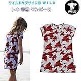 ワイルド WILD トキ チュニックワンピ キッズ 【100cm】【110cm】【120cm】【130cm】【140cm】 134-140_[130-140cm] トキ