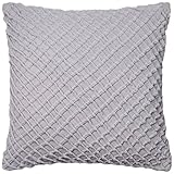 Loloi p0125装飾枕 22" x 22" グレー PSETP0125GY00PIL3