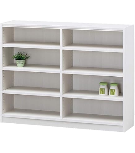 Amazon｜クロシオ 強化棚シェルフ 強化棚板 国産本棚 120-180 ブラウン