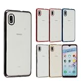 Galaxy A21 ケース Galaxy A20 TPU color ギャラクシーA21 ギャラクシーA20 ソフトケース 透明 カバー クリアケース スマホケース 携帯ケース 薄型 保護 耐衝撃 GalaxyA21 GalaxyA20 SCV49 SCV46 SC-42A SC42A SC-02M SC02M ブラック A459GA21BK