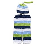Zhhlinyuan Fashion Newborn Baby Boy Girl Crochet Knit Costume Photo Photography Prop Outfit 2203