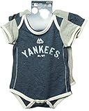 ニューヨーク・ヤンキースヴィンテージBaby / Infant Goチーム2 Piece Creeper Set ブルー