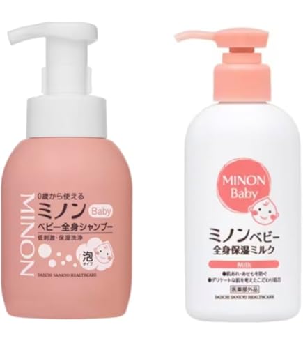 Amazon.co.jp: MINON(ミノン) ベビー全身シャンプー 泡タイプ 350mL