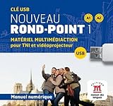 Cover of Nouveau Rond-Point 1. USB Multimédiaction. Nivel A1-A2