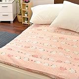 【アウトレット】ベビー 敷き布団カバー かわいい ヒツジ柄 ピンク 訳あり 約90×140cm