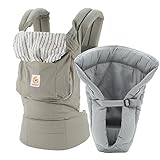 公式セール エルゴ 福袋 インサートセット 在庫限り Ergobaby 【正規代理店2年間保証付】デュードロップ スペシャルセット　（インサート2 グレー付）