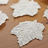 素朴な天然黄麻布Maple Leaves Autumnと秋のテーブルScatters – 24のパッケージ