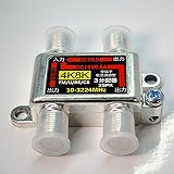 エスエスエーサービス アンテナ 3分配器 [ 4K 8K 対応 ・ 地デジ/BS/CS 対応 ・ 全端子電流通過型 ] STV-13SP4K