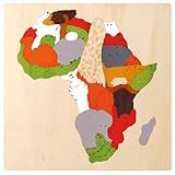 ジョージ・ラック・パズル/GEORGE LUCK PUZZLE/木のパズル/地図のパズル・アフリカ/GL224