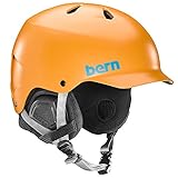 BERN (バーン) WATTS DELUXE ヘルメット メンズ ウィンター モデル HARD HAT アクションスポーツ XXL SATIN ORANGE