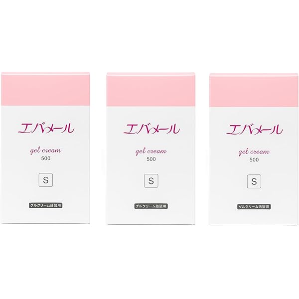 Amazon | エバメール ゲルクリーム 詰替え用S 500ml 3個セット