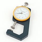 uxcell シックネスゲージ　厚さ計　測定ツール　ゲージ　メタル　　インクブルー　0-20mm x 0.1mm