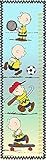 Peanuts MH-PGC-11-C-42 Charlie Brown Playing Ball Canvas Growth Chart, Multicolor, 12' x 42' [並行輸入品]