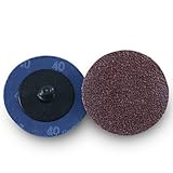 2" Roloc Aluminum Oxide Quick Change Sanding Discs 40 Grit - 25 Pack [並行輸入品]