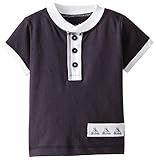 Hartstrings Baby Boys '男の子のコットンJerseyヘンリー カラー: ブルー
