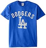 MLB Los Angeles Dodgersメンズ58 W Tee、ロイヤル、XXL