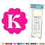 グラフィックスと詳細レターK初期 – Fun Inフラワーキッズ用ガールズベビールーム – ビニールステッカーデカール壁アート装飾 ピンク 062216W5361_Pink