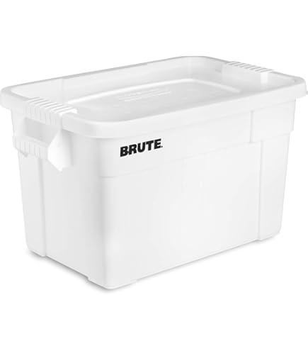 Amazon｜(26cm x 18cm x 15.8) - Rubbermaid 11.4l Roughneck Storage