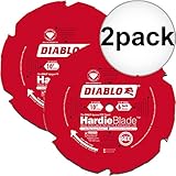 Diablo d1006dh 10 " x 6tファイバーセメントCircular Saw hardieblade 2 - Pack