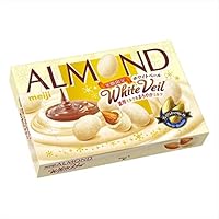 明治 アーモンドチョコレートホワイトベール 59g &times;10箱