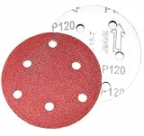 [Nikayoni Store's] サンダー 汎用 サンディングペーパー マジックペーパー 金属 研磨 塗装 剥離 錆取り (粒度 120#)