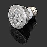4W E27 3レッド1ブルーガーデンの植物育成LED電球温室植物苗の成長ライト