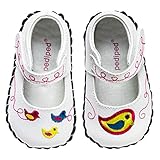 [ペディペド] pediped オリジナルズ Charlotte シャーロット - ファーストベビーシューズ ホワイトマルチ L (18-24 mos) 【並行輸入】