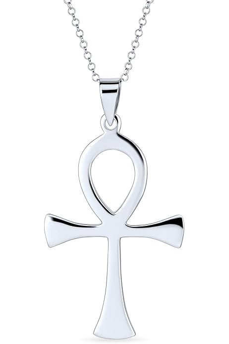 Egyptian Ankh Cross Pendant Necklace 