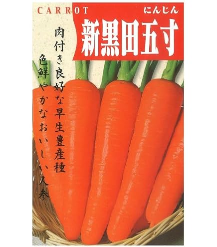 Amazon | タキイ種苗 野菜種 ニンジン 新黒田五寸 | 野菜