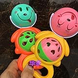 ohomr Baby Shake HandbellおもちゃCute Baby Rattle Toy開発インテリジェンスHearingソフトベルスマイリーおもちゃ教育赤ちゃん臼歯おもちゃ誕生日ギフトSh