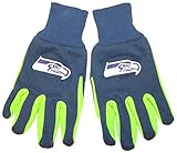 NFL公式ライセンススポーツユーティリティ作業手袋( Seattle Seahawk (ブルー/グリーン) )