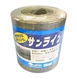 宇部日東化成 サンライン 誘引ひも グレー 3000m
