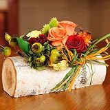 プリザーブドフラワー　白樺の樹【電報・祝電付きのお花】　＜結婚祝い　披露宴のフラワーギフトに　結婚式の贈り物に＞　【お届け日指定ＯＫ】
