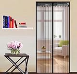 Magnetic Mesh Hands-free Screen Door - For Patio, Garage and All Uses－ Fits Doors up to 35" X 82" Ke