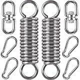 WAREMAID 2個 ハンモックチェアスプリング ハンギングチェア 取り付け金具セット 吊り下げ金具 360度回転式 固定フック 耐荷重量226kg