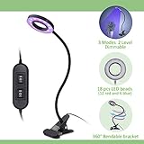 LONGKO　植物育成LEDライト　10W 18LEDライト　グリップ型　室内栽培　水耕栽 培　省エネ　USB充電式
