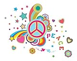 Wunders Cordeless Wall Decor Light - Peace, Multi Colored [並行輸入品]