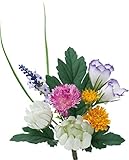 ポピー お彼岸・お盆に 仏花 造花マムブッシュ ミックス