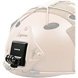 SUREWOアルミニウム合金タクティカルヘルメットNVGマウントは、GoPro Hero 12/11/10/9/8/7 /（2018）/ 6/5/4 Black、APEMAN、Campar、DJI Osmo Action、Insta360 ONE R