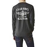 [FLAG ON CREW] (フラグオンクルー) バックプリントＴシャツ メンズ クルーネック 長袖 カットソー ミリタリー ロンT / D2G