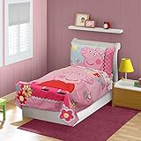 Peppa Pig Adoreable Toddler Bed Set, Pink