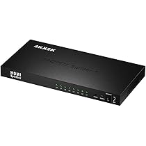 4K 2K HDMI分配器 8ポート ブラック Amazon | サンワサプライ 4K2K対応HDMI分配器(8分配) VGA-UHDSP8
