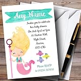 Smiling Mermaid Invitationsベビーシャワー招待状 150 Invitations