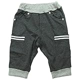 《H28年夏物》JEANS-b(ジーンズベー) 製品洗い加工済み スラブ天竺ハーフパンツ 100cm /MC NO.B-361038